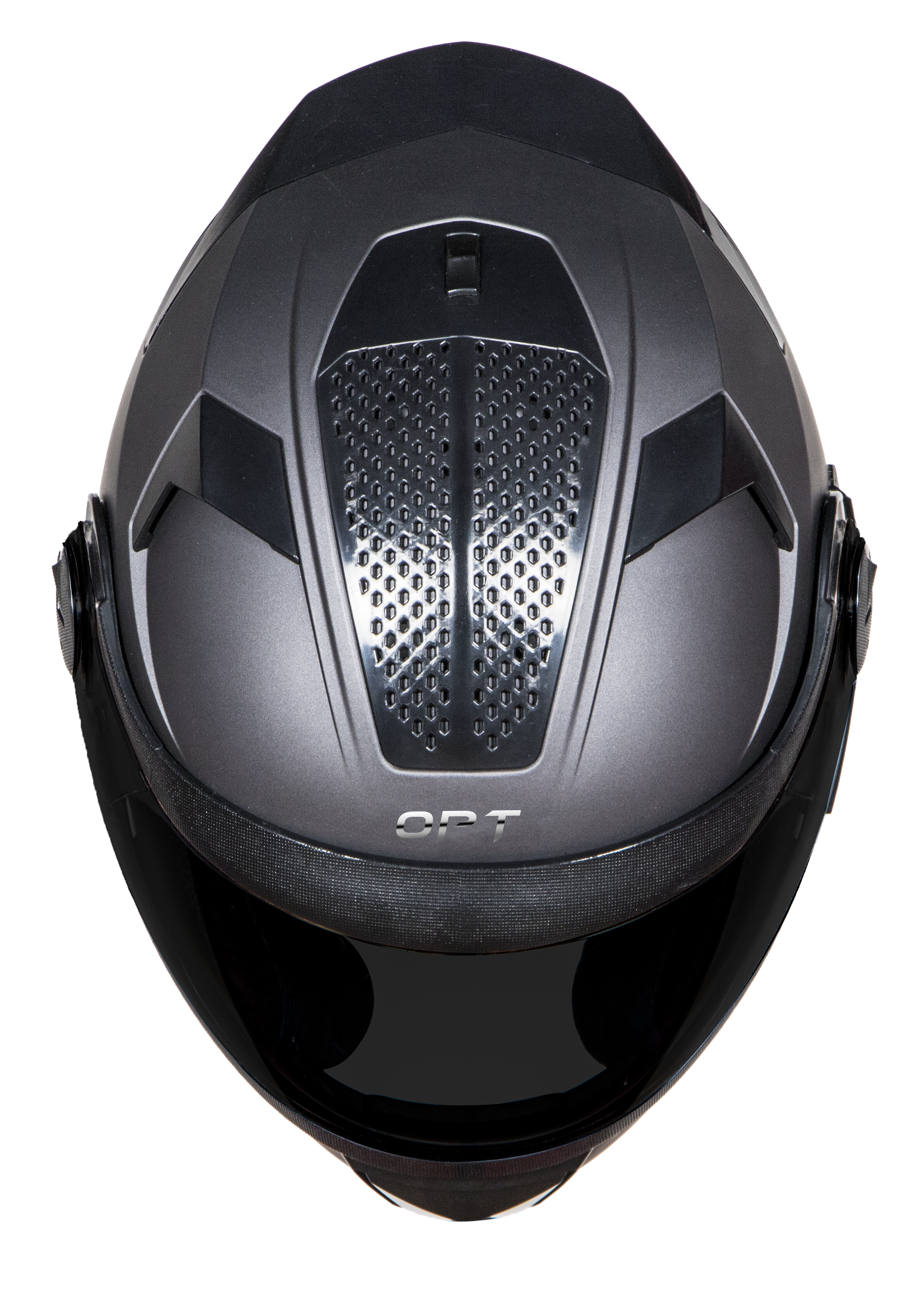 SBH-17 OPT MAT AXIS GREY (WITH EXTRA FREE CABLE LOCK AND CLEAR VISOR)